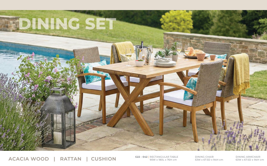Outdoor Garden Furniture Set application 1
